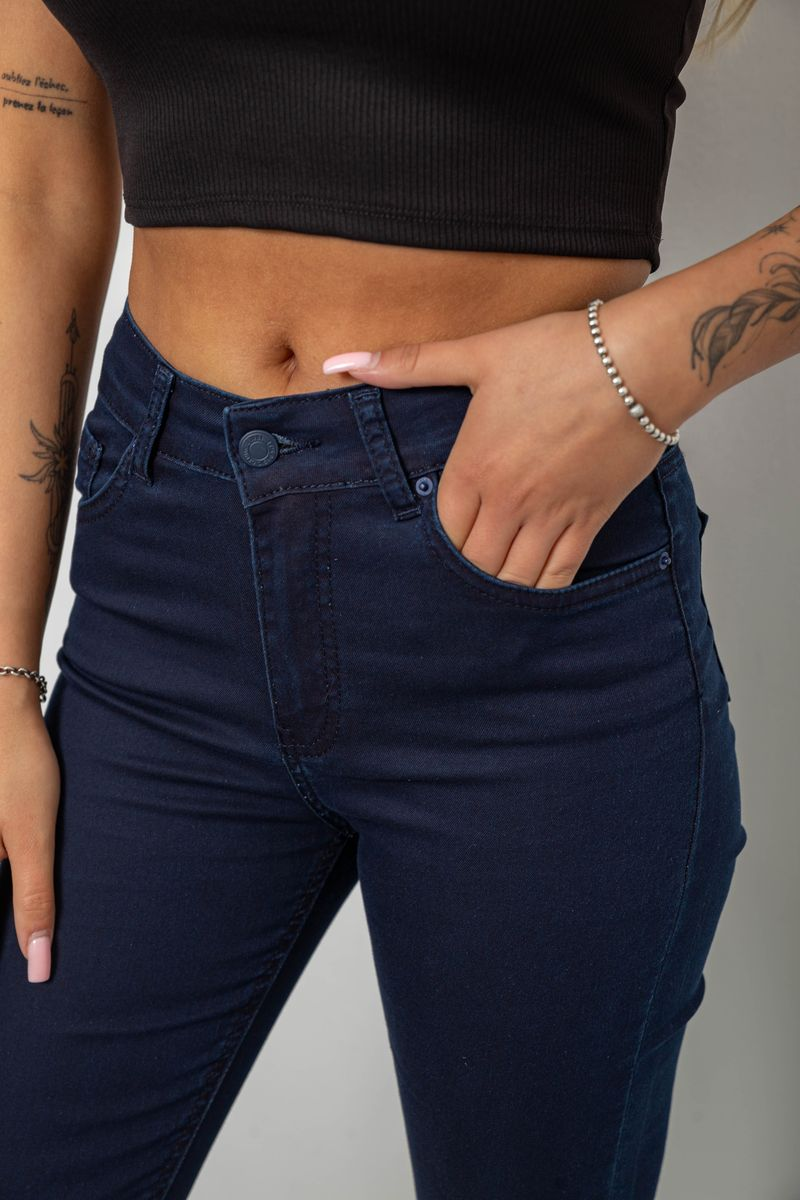 Джинси жіночі однотонні Skinny, колір синій, 244R253-10