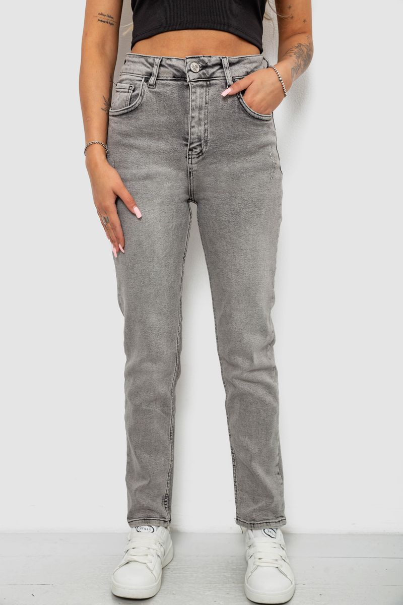 Джинси жіночі Regular Fit, колір сірий, 244R00246