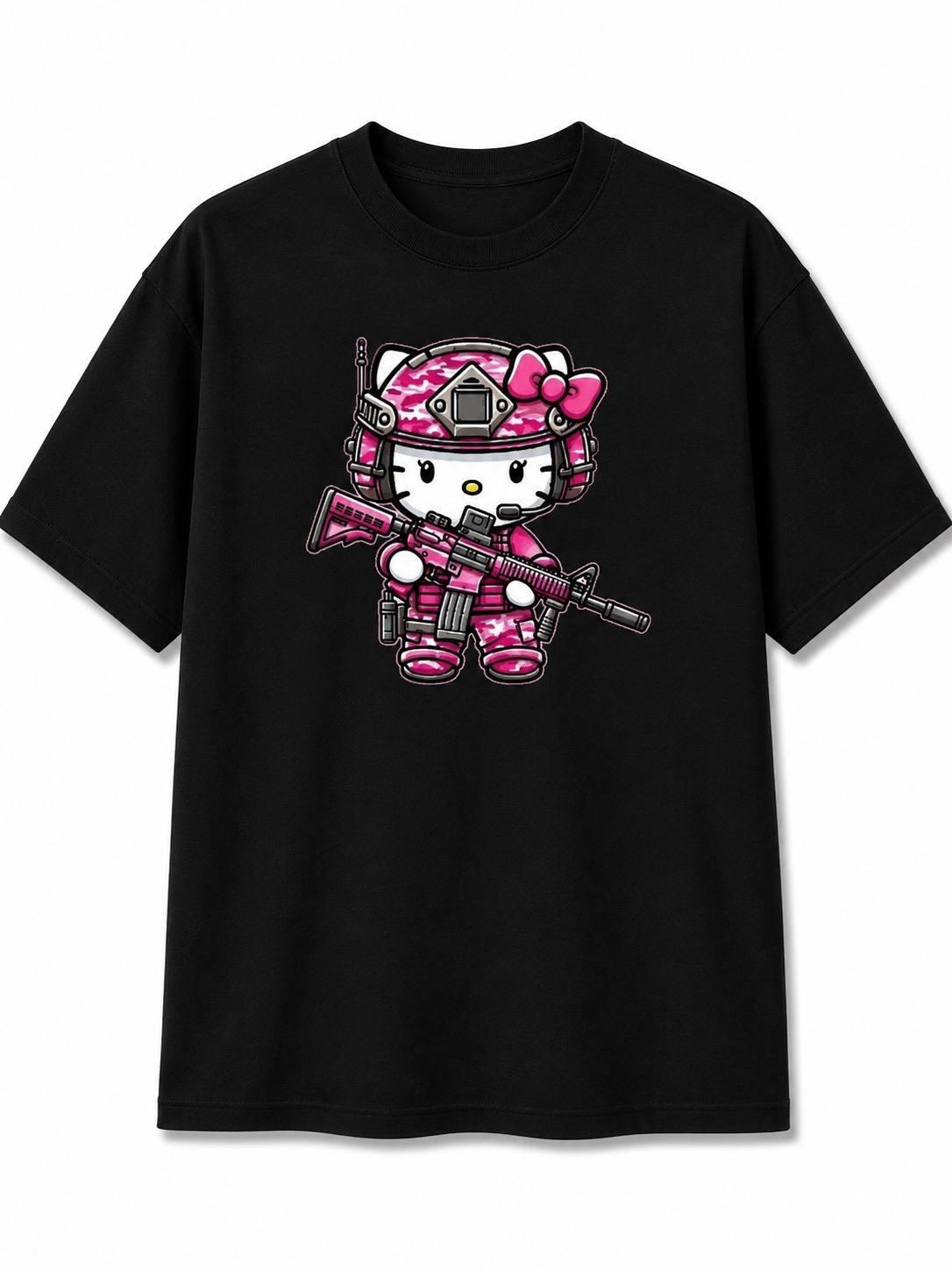 Футболка чёрная Kitty