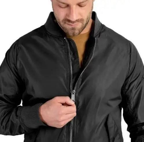 Куртка тактична Mil-Tec бомбер MA-1 Flyers Jacket Чорний