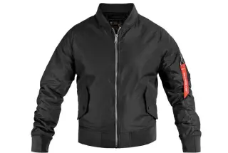 Куртка тактична Mil-Tec бомбер MA-1 Flyers Jacket Чорний
