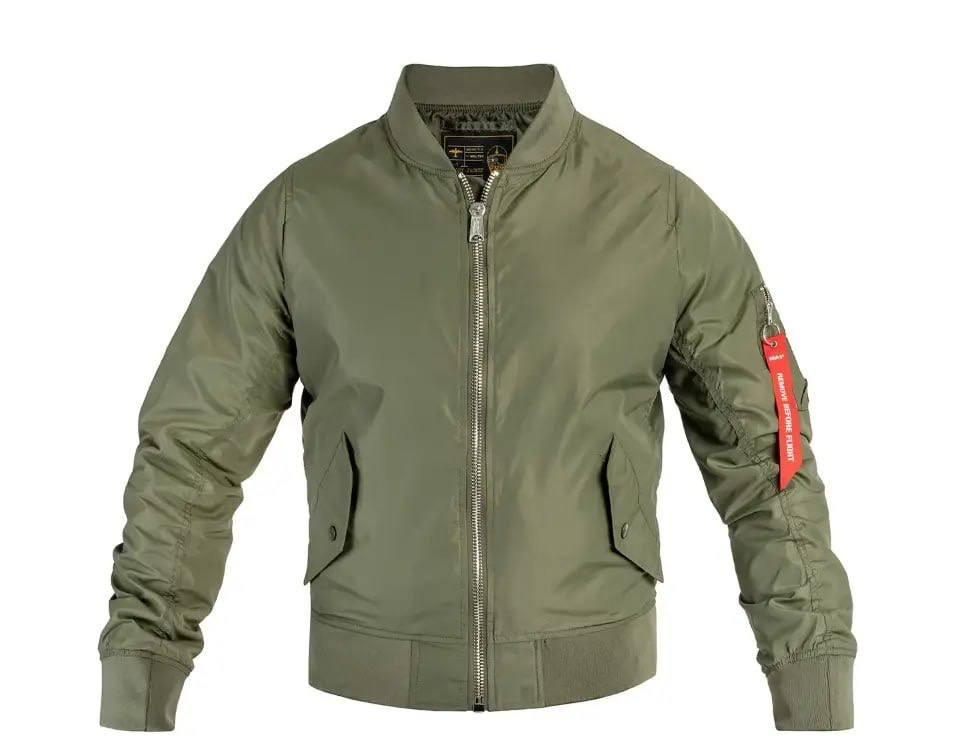 Куртка тактична Mil-Tec бомбер MA-1 Flyers Jacket Олива