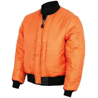 Куртка Бомбер (льотна) US FLIGHT JACKET ′MA1® STYLE′ BLACK Чорний
