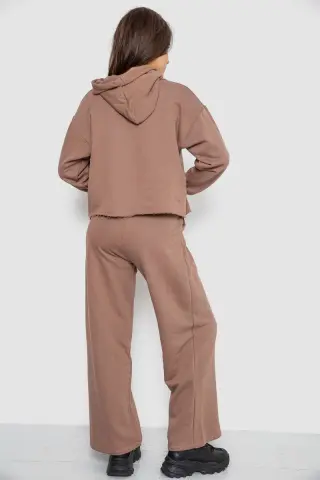 Спортивний костюм жіночий двонитка, колір мокко, 252R500