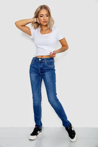 Джинси жіночі, колір синій, 250R332
