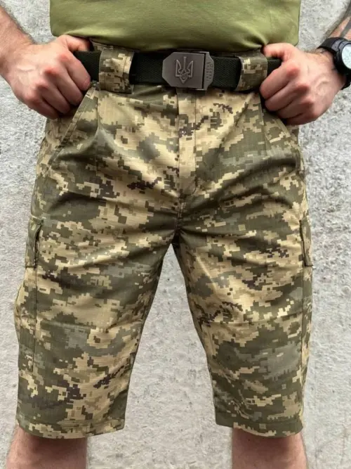 Tactical Thin Shorts Pixel Rip-Stop