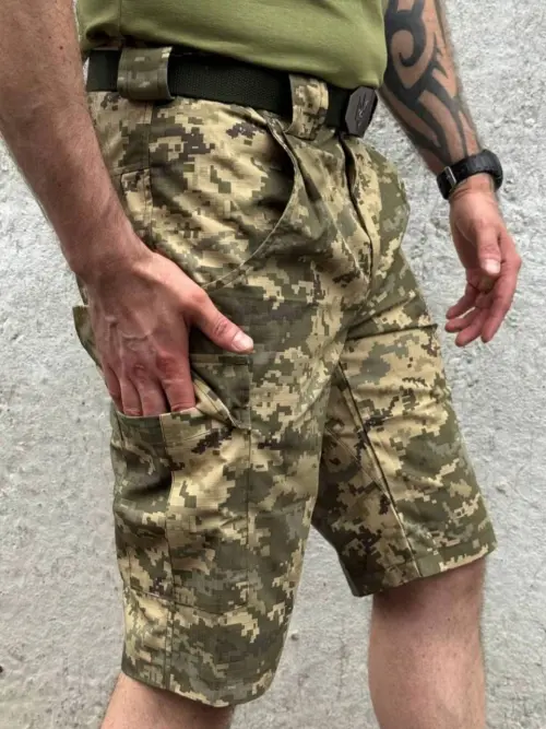 Tactical Thin Shorts Pixel Rip-Stop