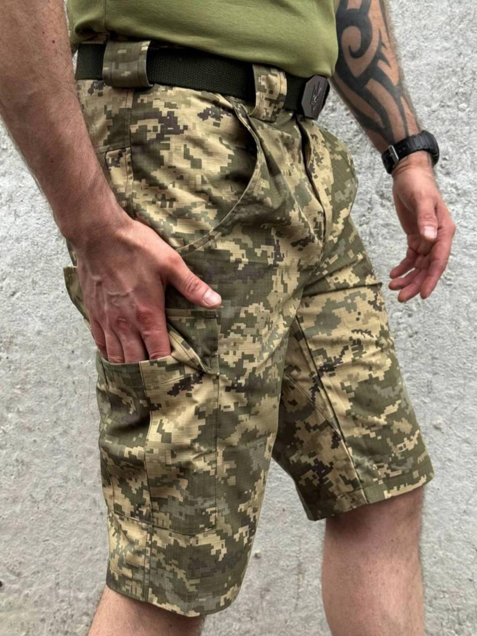 Tactical Thin Shorts Pixel Rip-Stop