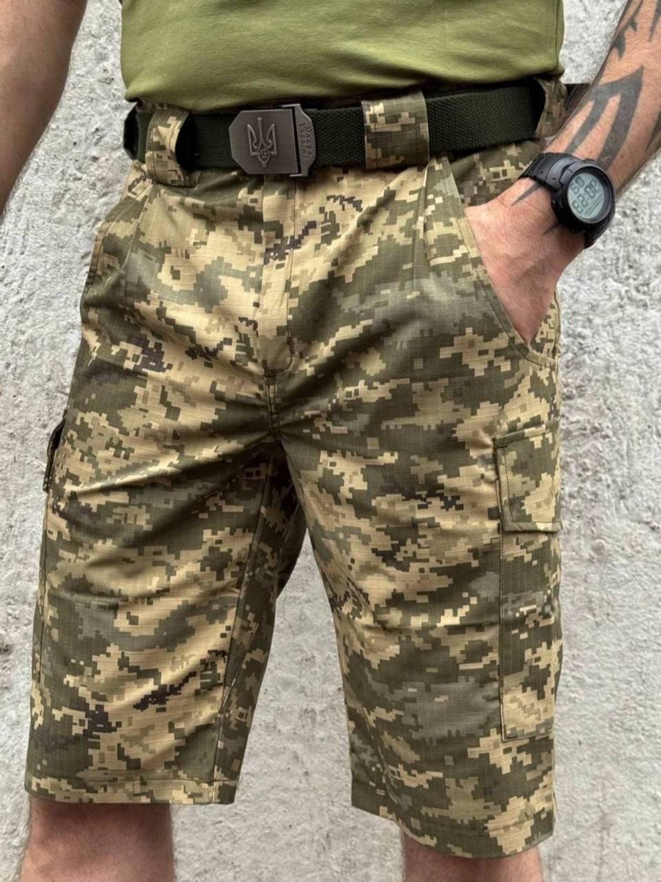 Tactical Thin Shorts Pixel Rip-Stop