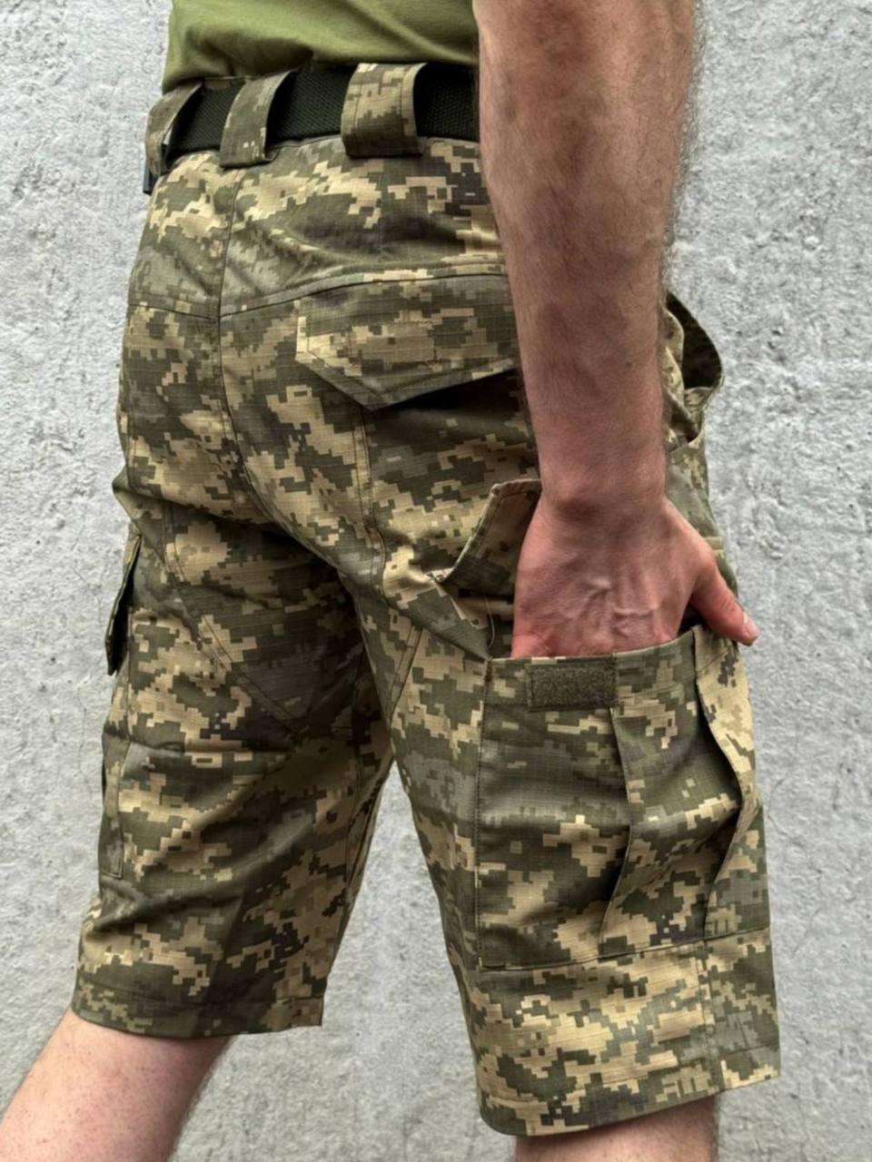 Tactical Thin Shorts Pixel Rip-Stop