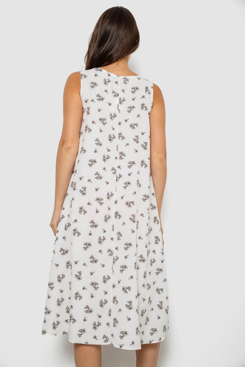 Everyday Sundress Soft, White Color, 214R207-6