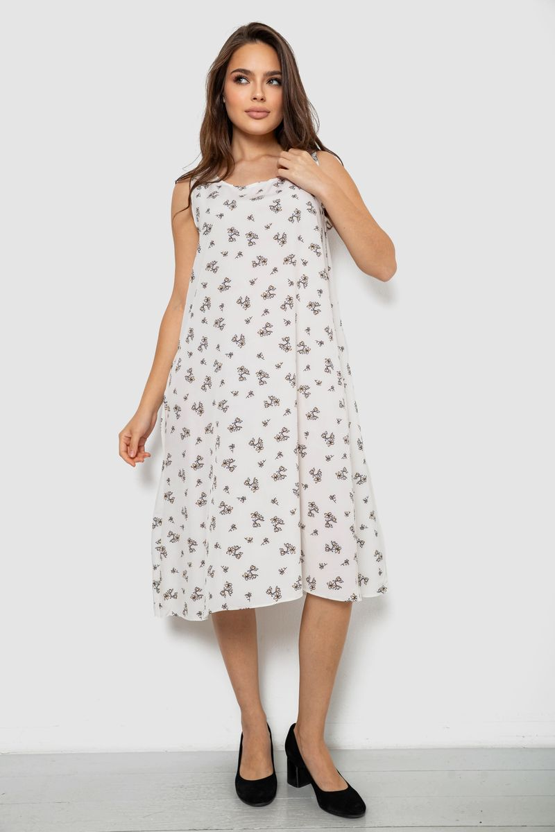 Everyday Sundress Soft, White Color, 214R207-6