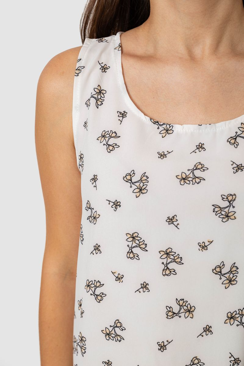 Everyday Sundress Soft, White Color, 214R207-6