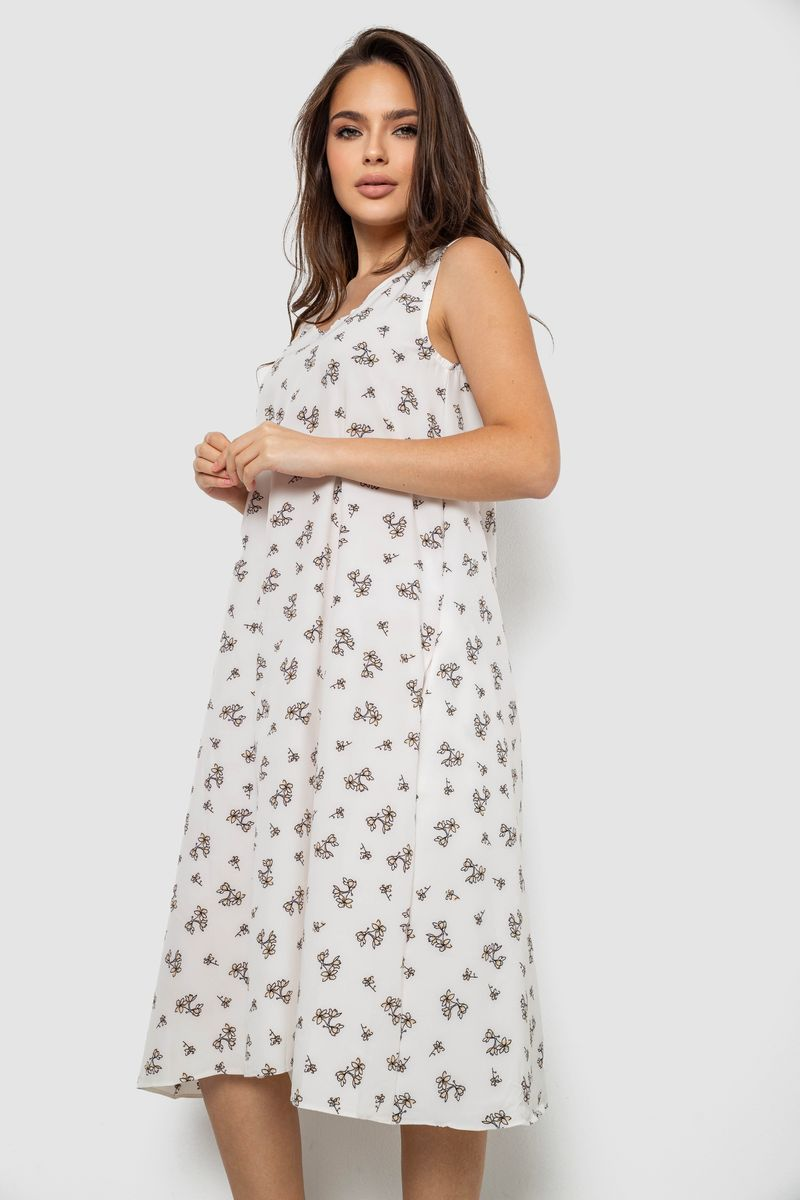 Everyday Sundress Soft, White Color, 214R207-6