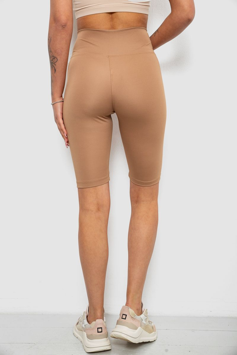 Women's Mocha Solid Bike Shorts, 214R922