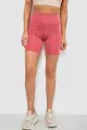 Women's bike shorts solid color, powder shade, 214R921 - Photo 1