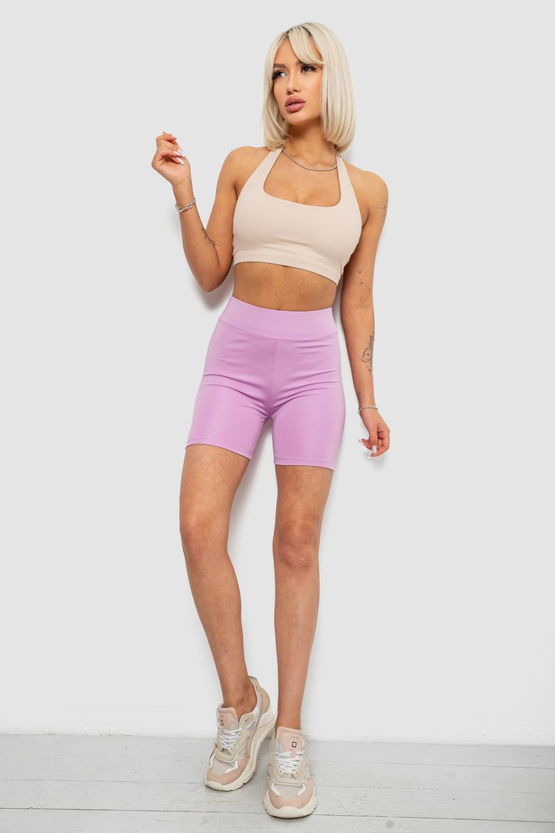 Women's Cycling Shorts Solid Lavender, 214R920