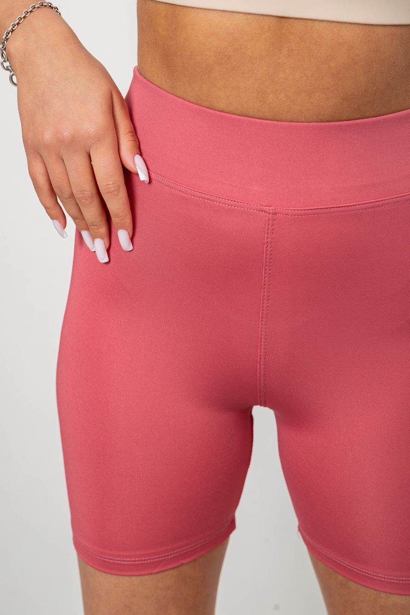 Women's Cycling Shorts Solid Color, Powder, 214R920