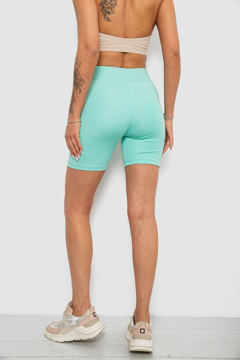 Women's Cycling Shorts Solid Mint Color, 214R920