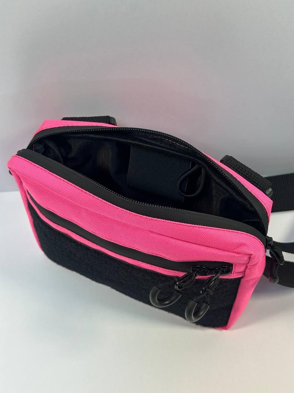 Half-circle bag reduced light pink