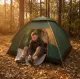 Tourist tent 3-4 person 200×200×130 cm khaki - Photo 5