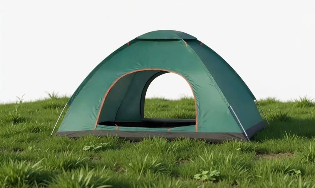 Tourist tent 3-4 person 200×200×130 cm khaki