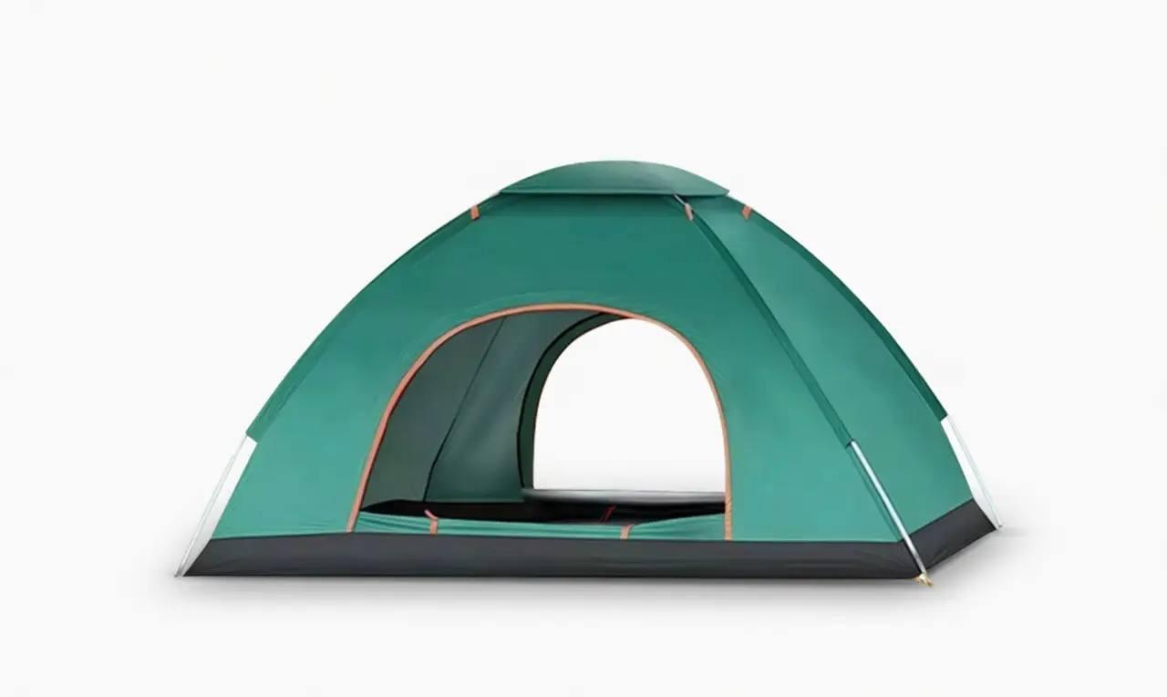 Tourist tent 3-4 person 200×200×130 cm khaki