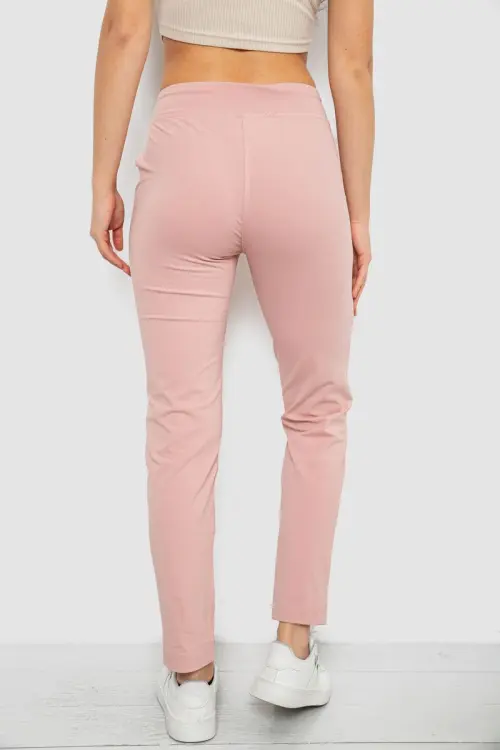 Women's sports pants, peach color, 244R1807-1