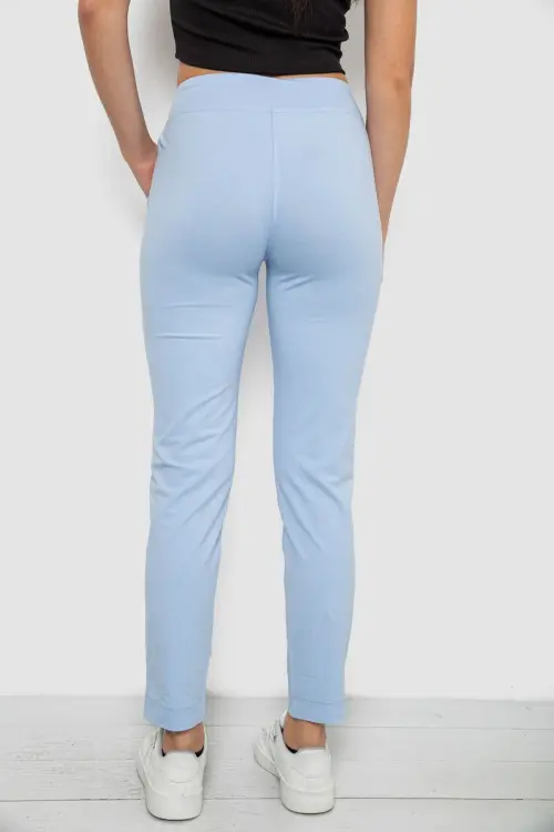 Women's sports pants, light blue color, 244R1807-1