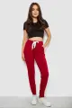 Women's sports pants, burgundy color, 244R1807-1 - Photo 2