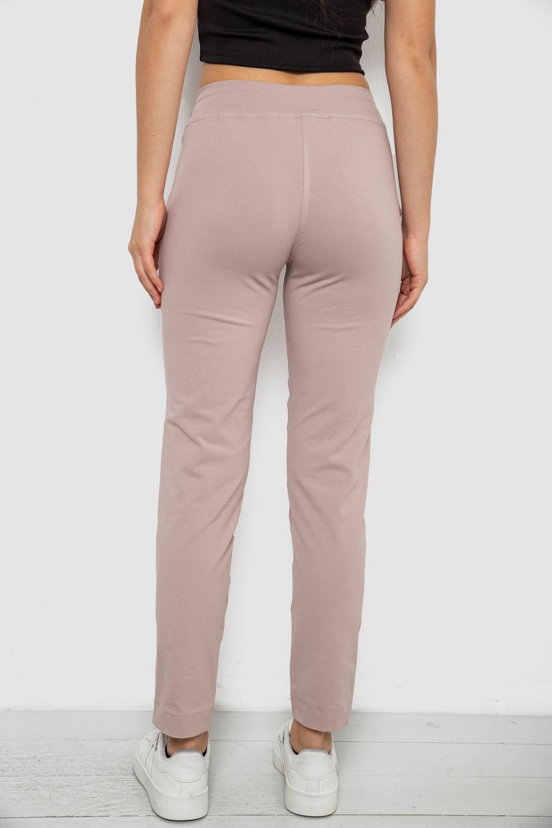Women's Sports Pants, Beige Color, 244R1807-1