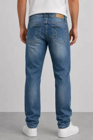 Men's Jeans MOM, Blue Color, 244R2223