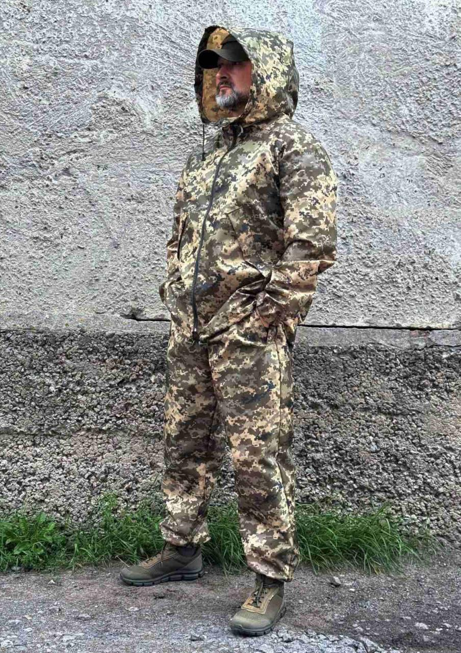 Костюм дощовик маскувальний Піксель