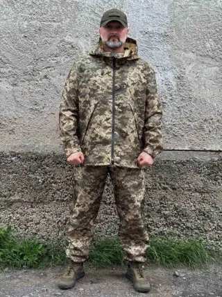 Костюм дощовик маскувальний Піксель