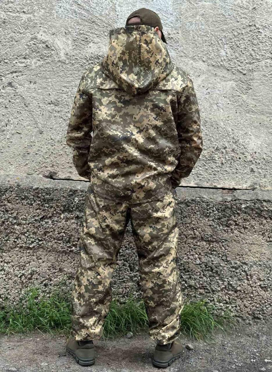 Костюм дощовик маскувальний Піксель