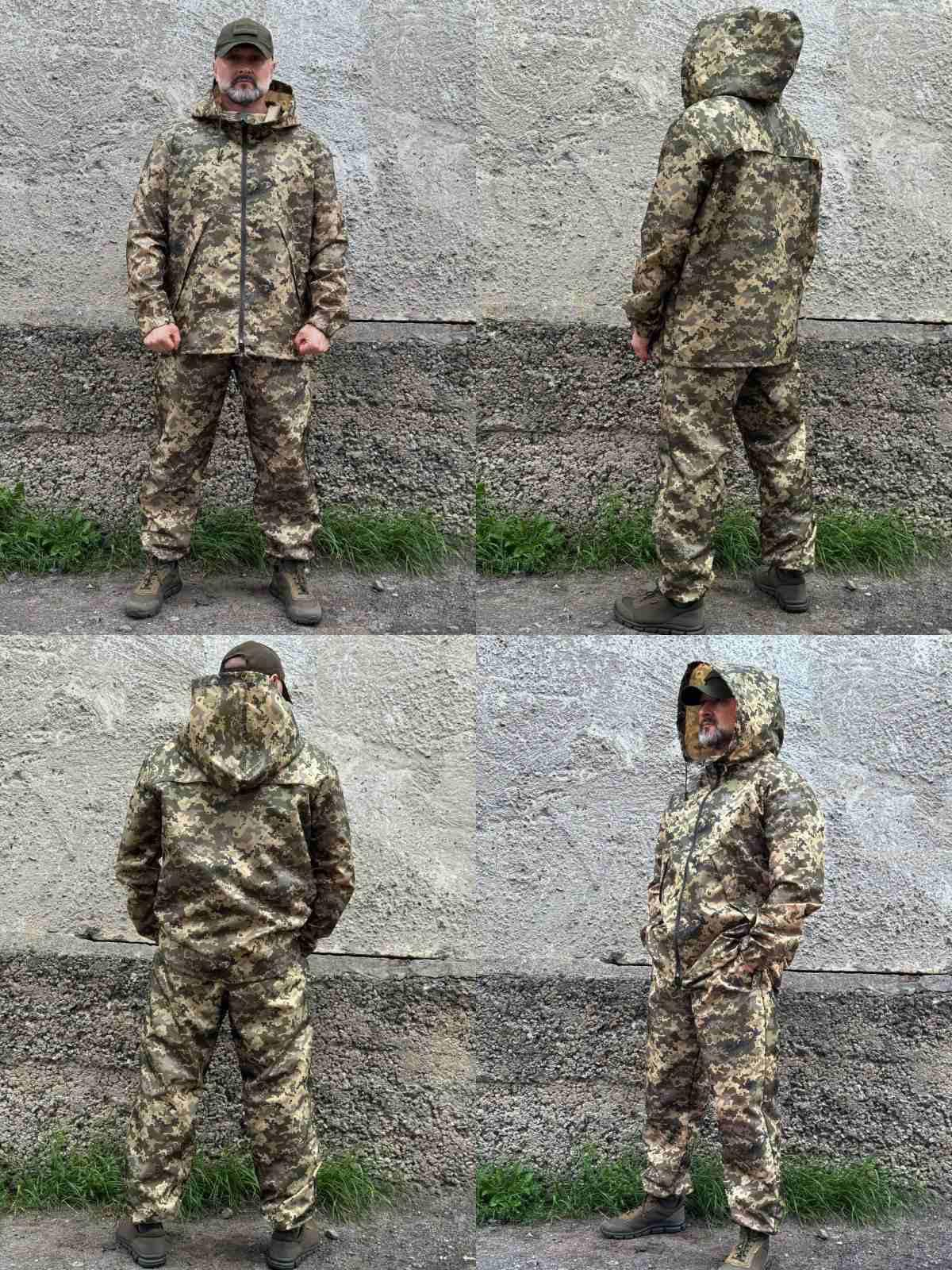 Костюм дощовик Піксель/мультикам 100% захист від дощу
