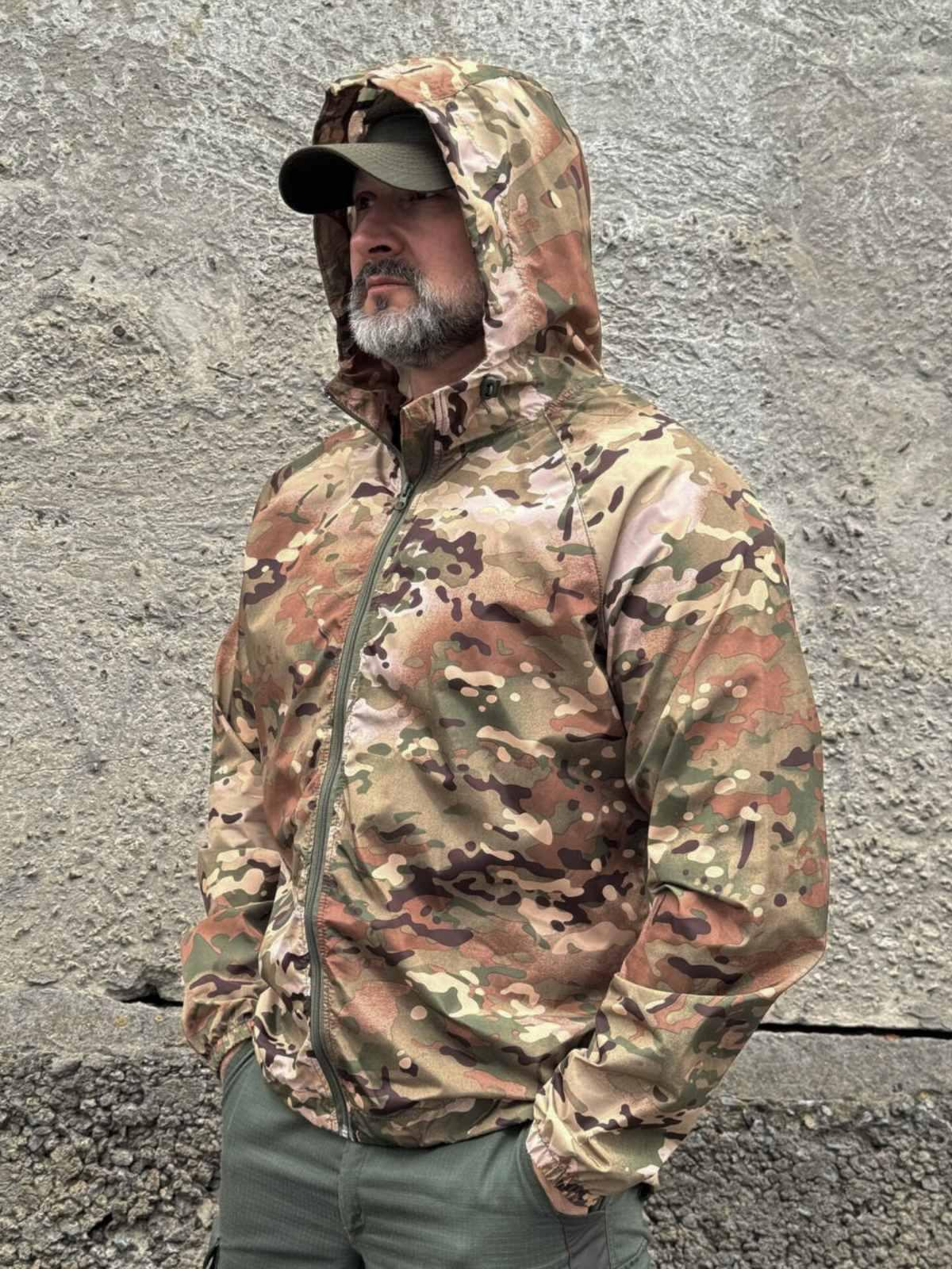 Непромокаємий дощовик - вітрівка Мультикам 100% захист від дощу