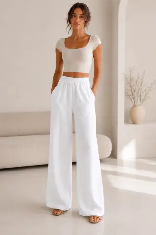 Women's Pants "Sweet" White #