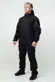 Куртка Soft Shell чорна Military БАТАЛИ - Фото 1