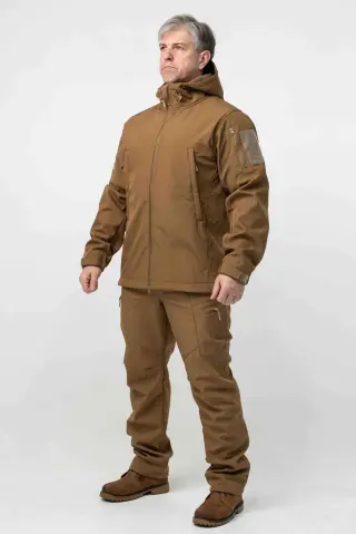 Куртка Soft Shell Койот Military БАТАЛИ