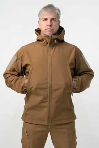 Куртка Soft Shell Койот Military БАТАЛИ