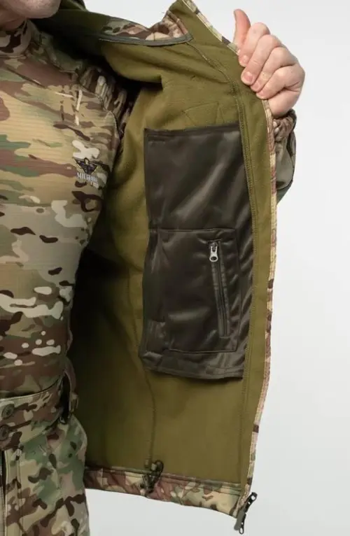 Куртка Soft Shell Мультикам Military БАТАЛИ