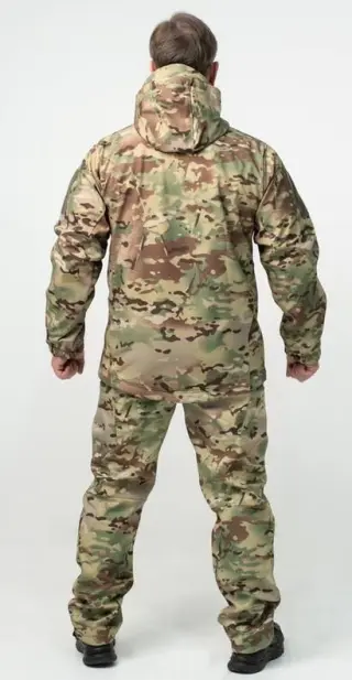 Куртка Soft Shell Мультикам Military БАТАЛИ