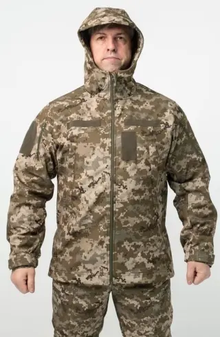 Куртка Soft Shell Піксель Military БАТАЛИ