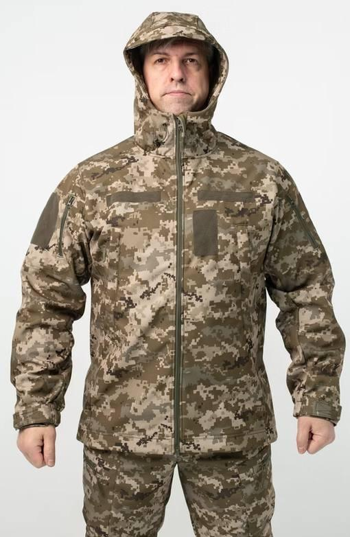 Куртка Soft Shell Пиксель Military БАТАЛИ