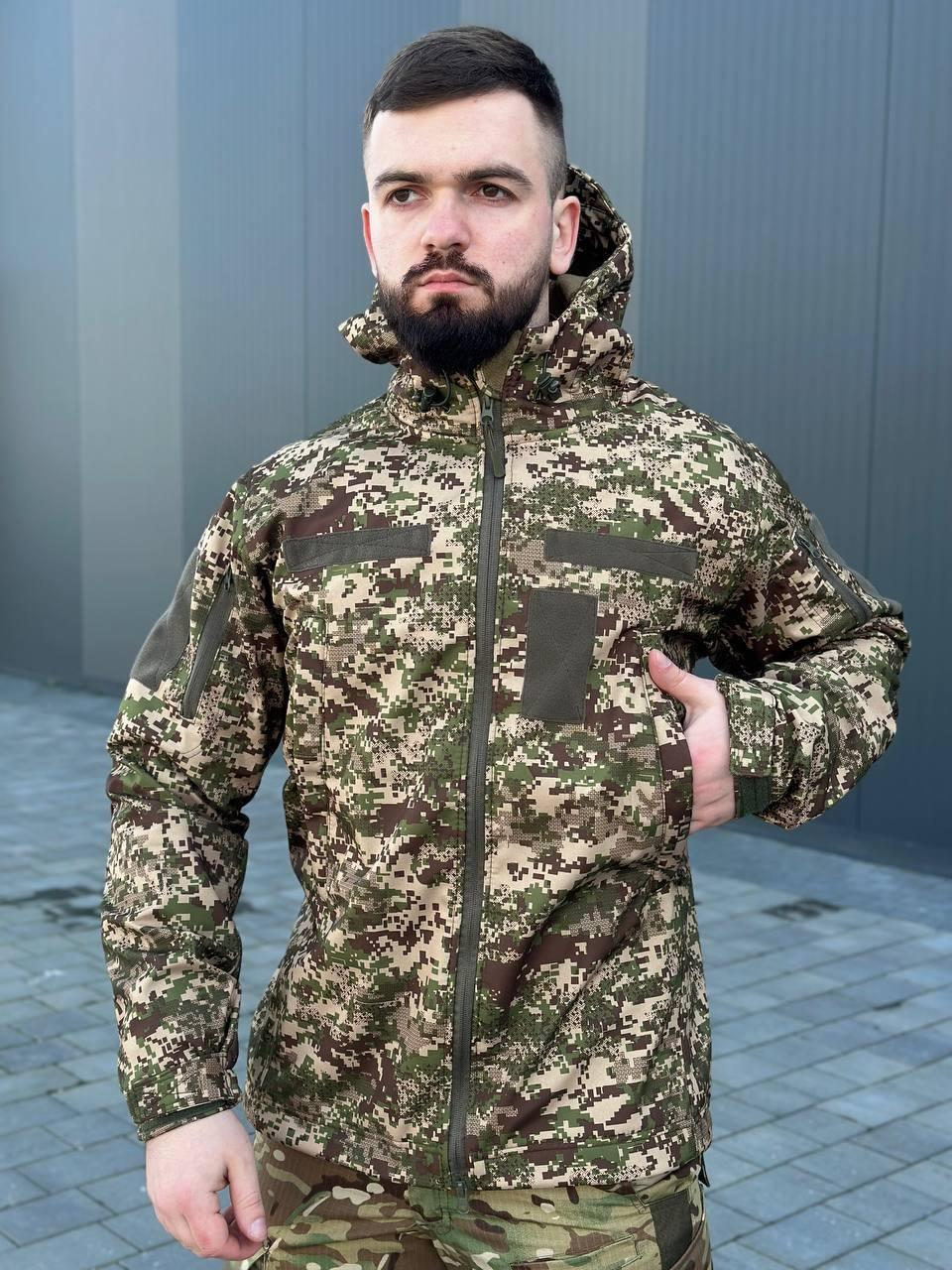 Куртка Soft Shell Хищник Military