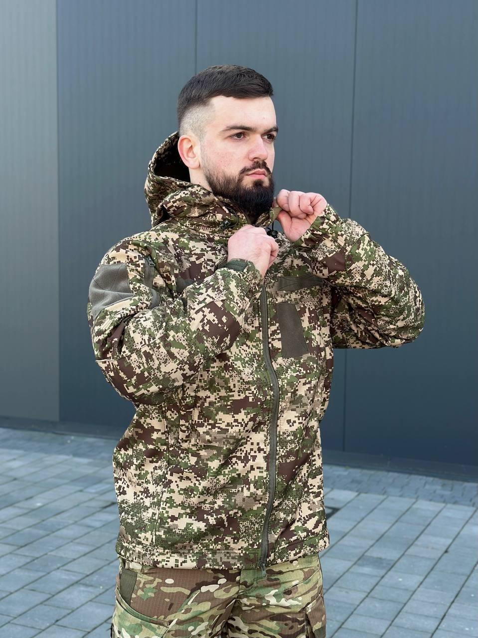 Куртка Soft Shell Хищник Military