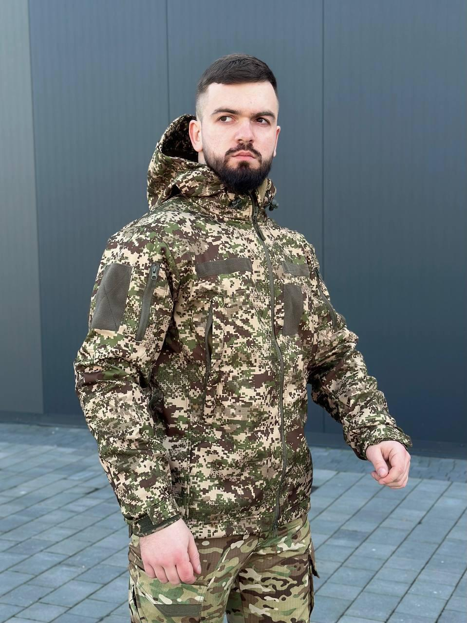 Куртка Soft Shell Хищник Military