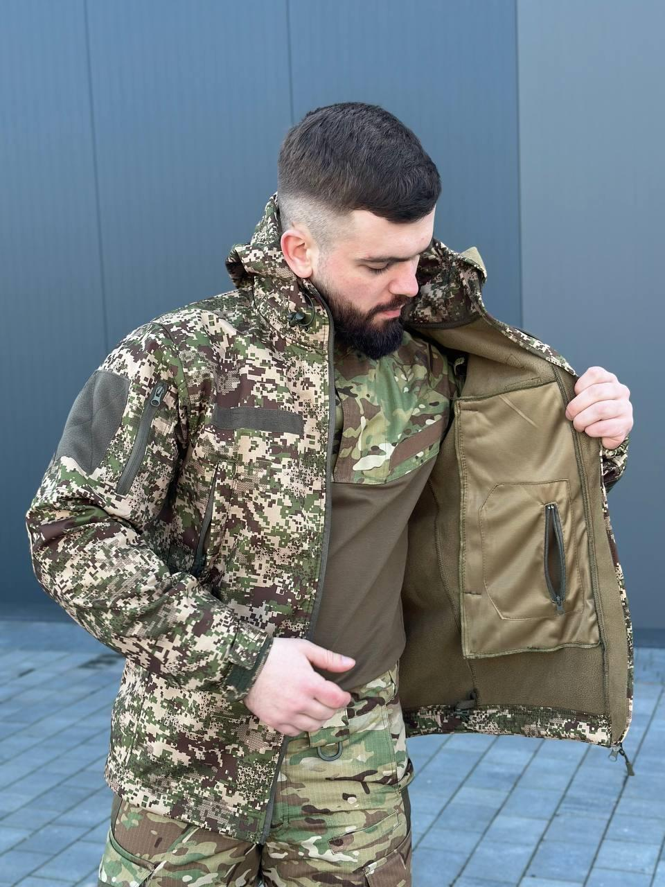 Куртка Soft Shell Хищник Military