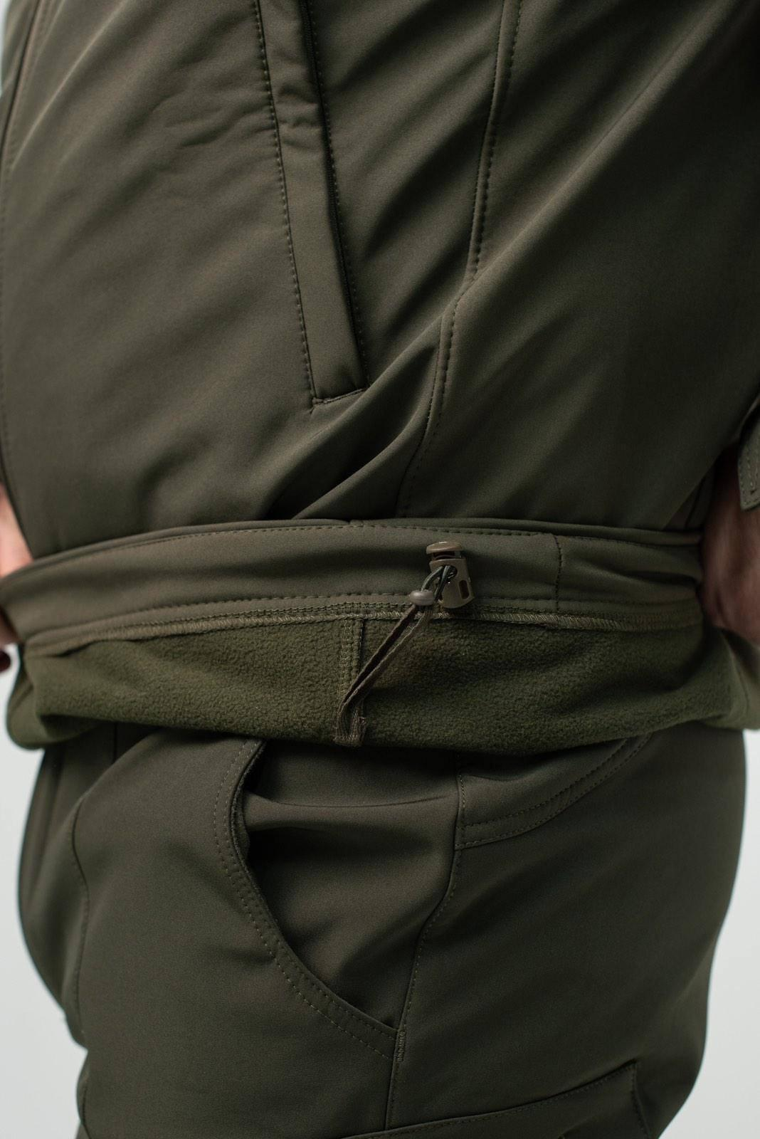 Soft Shell Jacket Olive Military PLUS SIZE